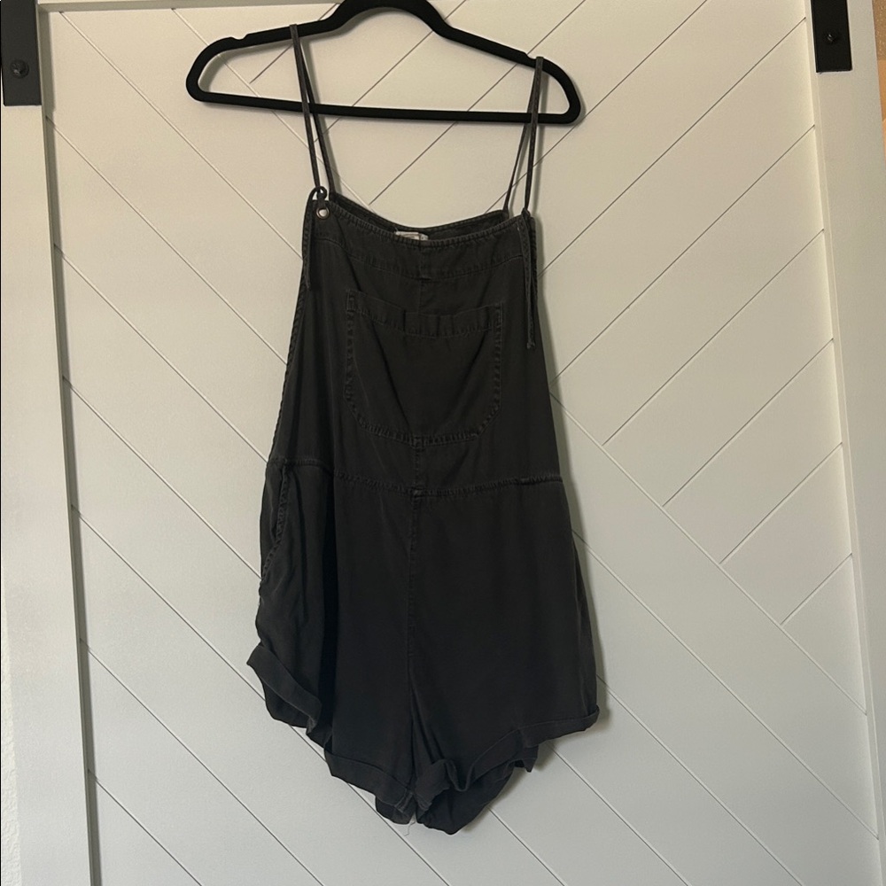 Black Strappy Romper